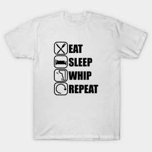 Eat Sleep Whip Repeat - Climbing T-Shirt